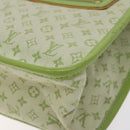 LOUIS VUITTON Monogram Mini Sac Catline Bag Almond Green M92931 LV Auth 130478V-14