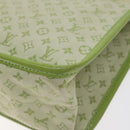 LOUIS VUITTON Monogram Mini Sac Catline Bag Almond Green M92931 LV Auth 130478V-15