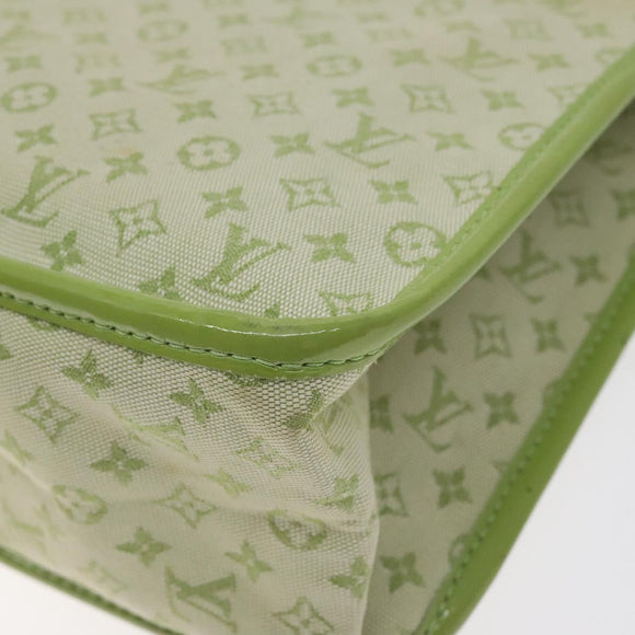LOUIS VUITTON Monogram Mini Sac Catline Bag Almond Green M92931 LV Auth 130478V