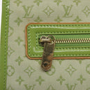 LOUIS VUITTON Monogram Mini Sac Catline Bag Almond Green M92931 LV Auth 130478V-17