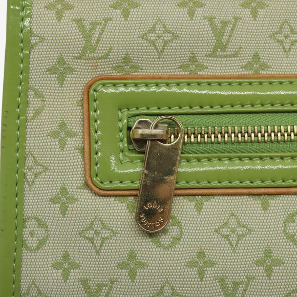 LOUIS VUITTON Monogram Mini Sac Catline Bag Almond Green M92931 LV Auth 130478V