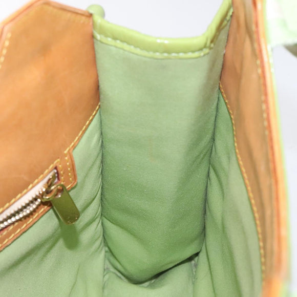 LOUIS VUITTON Monogram Mini Sac Catline Bag Almond Green M92931 LV Auth 130478V