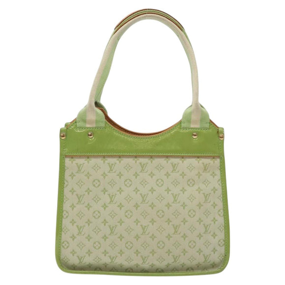 LOUIS VUITTON Monogram Mini Sac Catline Bag Almond Green M92931 LV Auth 130478V