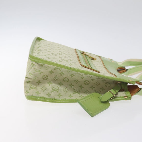 LOUIS VUITTON Monogram Mini Sac Catline Bag Almond Green M92931 LV Auth 130478V