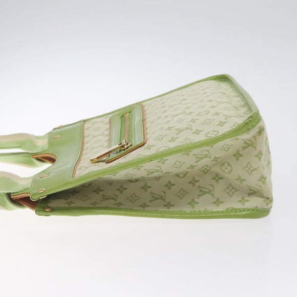 LOUIS VUITTON Monogram Mini Sac Catline Bag Almond Green M92931 LV Auth 130478V