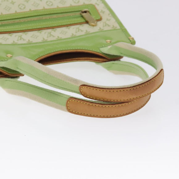 LOUIS VUITTON Monogram Mini Sac Catline Bag Almond Green M92931 LV Auth 130478V