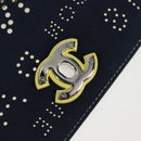 CHANEL Chain Shoulder Bag Leather 2way Yellow CC Auth 130486SM-23