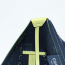 CHANEL Chain Shoulder Bag Leather 2way Yellow CC Auth 130486M-26