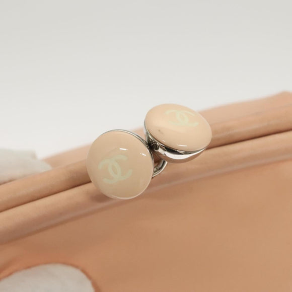 CHANEL Chain Shoulder Bag Lamb Skin Pink Silver CC Auth 130492