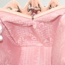 CHANEL Chain Shoulder Bag Lamb Skin Pink Silver CC Auth 130492-19