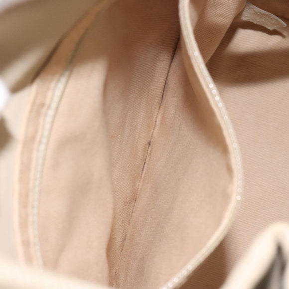 CHANEL Camelia Tote Bag Lamb Skin Beige Gold CC Auth 130497