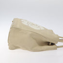 CHANEL Camelia Tote Bag Lamb Skin Beige Gold CC Auth 130497-3