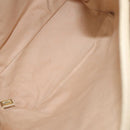 CHANEL Camelia Tote Bag Lamb Skin Beige Gold CC Auth 130498-15