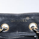 CHANEL Matelasse Chain Hand Bag Raffia Orange Gold CC Auth 130503-17