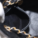 CHANEL Matelasse Chain Hand Bag Raffia Orange Gold CC Auth 130503-11