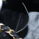 CHANEL Matelasse Chain Hand Bag Raffia Orange Gold CC Auth 130503-20