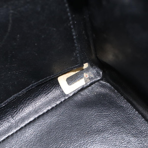 CHANEL Matelasse Chain Hand Bag Raffia Orange Gold CC Auth 130503