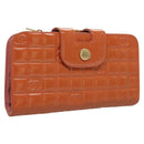 CHANEL Clutch Bag Enamel Pink Gold CC Auth 130506-1