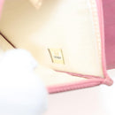 CHANEL Clutch Bag Enamel Pink Gold CC Auth 130506-19