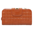 CHANEL Clutch Bag Enamel Pink Gold CC Auth 130506-3