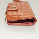 CHANEL Clutch Bag Enamel Pink Gold CC Auth 130506-4