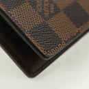 LOUIS VUITTON Damier Ebene Portefeuille Marco Bifold Wallet N61675 Auth 130510-10