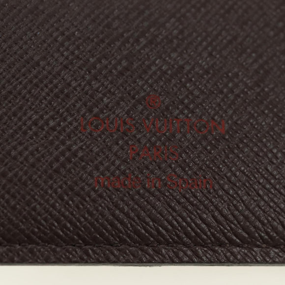 LOUIS VUITTON Damier Ebene Portefeuille Marco Bifold Wallet N61675 Auth 130510