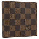 LOUIS VUITTON Damier Ebene Portefeuille Marco Bifold Wallet N61675 Auth 130510-1