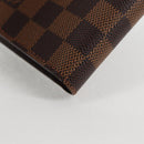 LOUIS VUITTON Damier Ebene Portefeuille Marco Bifold Wallet N61675 Auth 130510V-16
