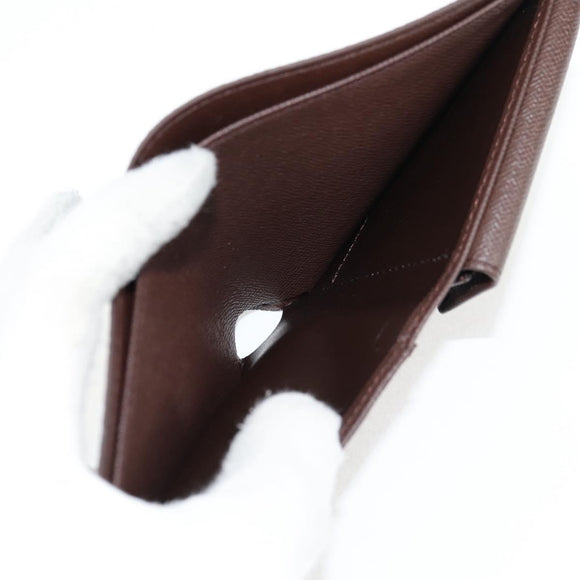 LOUIS VUITTON Damier Ebene Portefeuille Marco Bifold Wallet N61675 Auth 130510V