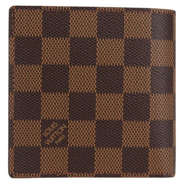 LOUIS VUITTON Damier Ebene Portefeuille Marco Bifold Wallet N61675 Auth 130510V - 0
