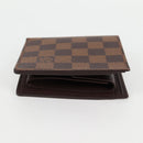 LOUIS VUITTON Damier Ebene Portefeuille Marco Bifold Wallet N61675 Auth 130510V-3