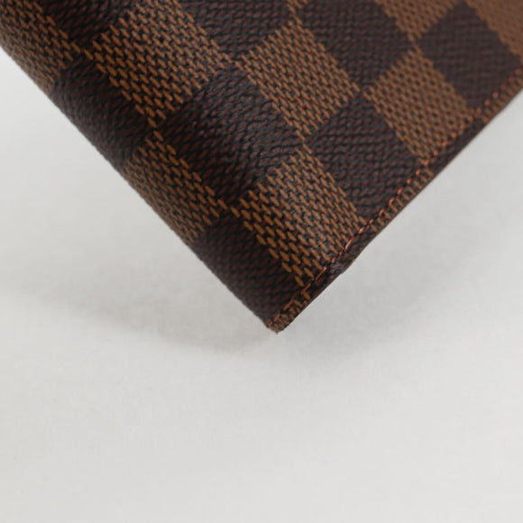 LOUIS VUITTON Damier Ebene Portefeuille Marco Bifold Wallet N61675 Auth 130510V
