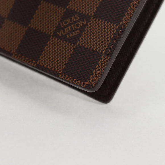 LOUIS VUITTON Damier Ebene Portefeuille Marco Bifold Wallet N61675 Auth 130510V