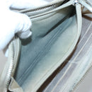 CHANEL Matelasse Long Wallet Suede Beige Silver CC Auth 130516-10