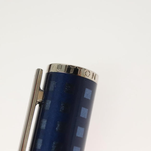 LOUIS VUITTON Jetligne Pen metal Blue LV Auth 130528