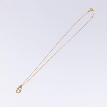 HERMES Chaine d'Ancreu Flandre Necklace 18K Gold 750 Gold Auth 130529M - 0