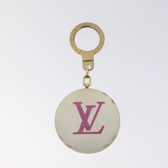LOUIS VUITTON Monogram Multicolor Astropill Charm White M51911 LV Auth 130534