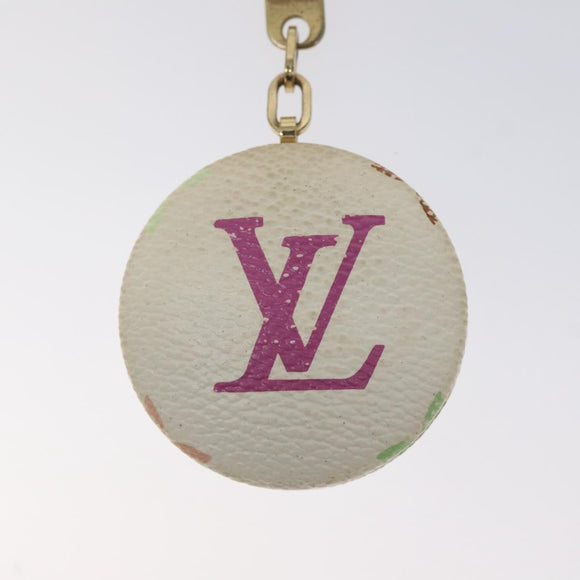 LOUIS VUITTON Monogram Multicolor Astropill Charm White M51911 LV Auth 130534