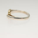 HERMES Shane Duncle Ring Ag925 Size 49 Silver Gold Auth 130538M-4