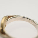 HERMES Shane Duncle Ring Ag925 Size 49 Silver Gold Auth 130538M-7