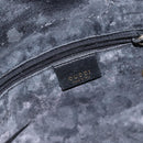 GUCCI Bamboo Hand Bag Leather Black Gold 001 1638 3754 Auth 130571-17