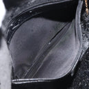 GUCCI Bamboo Hand Bag Leather Black Gold 001 0166 1638 Auth 130572-11