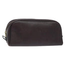 LOUIS VUITTON Taiga Trousse Toilette PM Clutch Bag Acajou M30226 LV Auth 130575-1