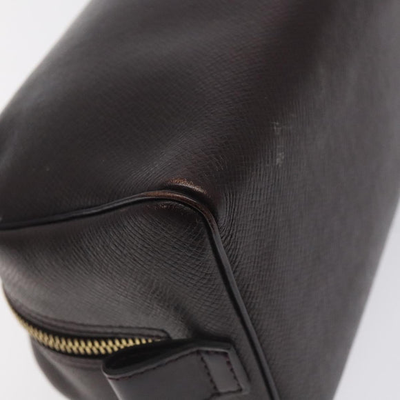 LOUIS VUITTON Taiga Trousse Toilette PM Clutch Bag Acajou M30226 LV Auth 130575