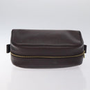 LOUIS VUITTON Taiga Trousse Toilette PM Clutch Bag Acajou M30226 LV Auth 130575-5