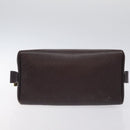 LOUIS VUITTON Taiga Trousse Toilette PM Clutch Bag Acajou M30226 LV Auth 130575-6