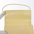 LOUIS VUITTON Epi Porte Monnaie Elastic Wallet Vanilla M6366A LV Auth 130577-8