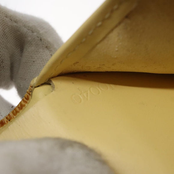 LOUIS VUITTON Epi Porte Monnaie Elastic Wallet Vanilla M6366A LV Auth 130577