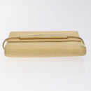 LOUIS VUITTON Epi Porte Monnaie Elastic Wallet Vanilla M6366A LV Auth 130577-6